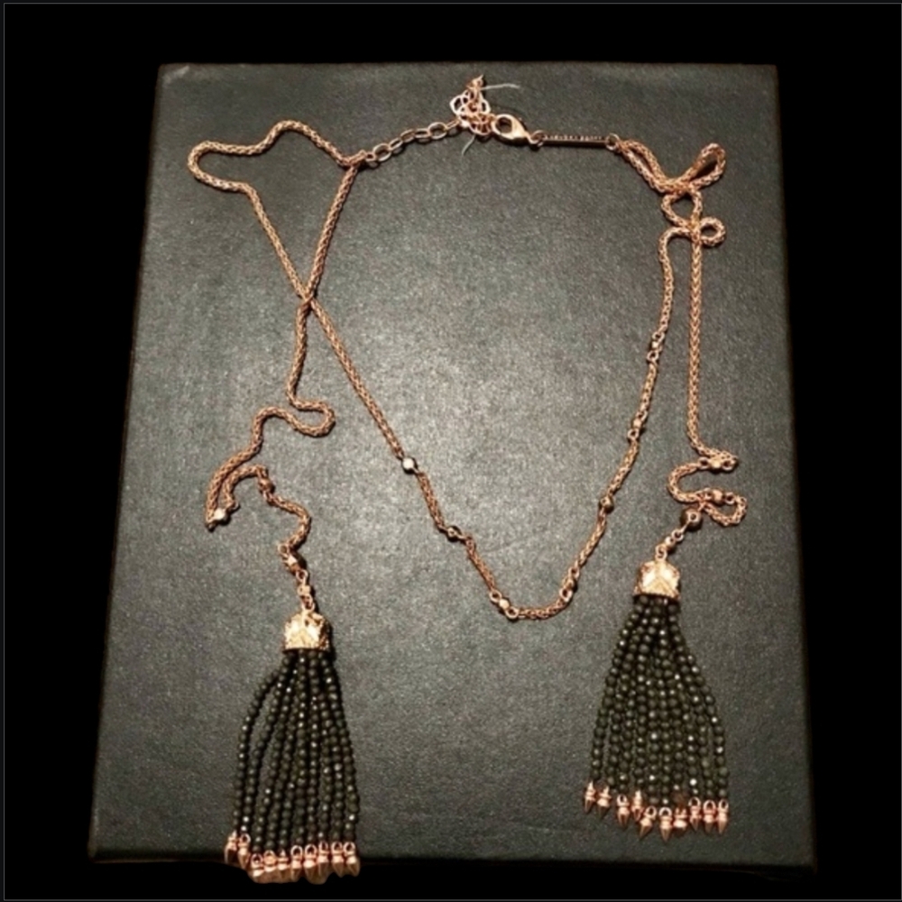 Kendra Scott Lariat Choker Tassel Necklace